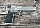 Factory Blem Magnum Research Desert Eagle MK XIX 50 AE White Tiger Stripe Frame - 1 of 3