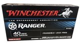 Winchester Ranger 40 S&W Ammo 135 grain Frangible SF Case of 500 Rounds Q4460 - 1 of 1