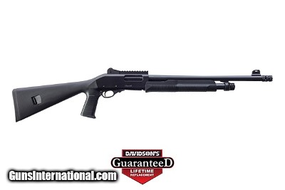 EAA Churchill 12 GA Pistol Grip Ghost Ring Sight Pump Shotgun 18