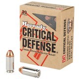 Hornady Critical Defense 40 S&W Ammo 165 grain FTX Case of 200 Rounds 91340 - 1 of 1