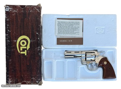 Used Colt Python 357 Mag Nickel 4