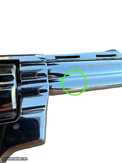 Used Colt Python 357 Mag Nickel 4