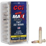 CCI Maxi-Mag TNT 22 Win Mag Ammo 30 grain JHP Case of 2000 Rounds 0063 - 1 of 1