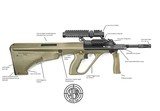 1 of 300 Steyr AUG A3AW (Alpine Warfare) 556 Green STG77 Special Forces 3X Optic AUG MAGS - 4 of 5