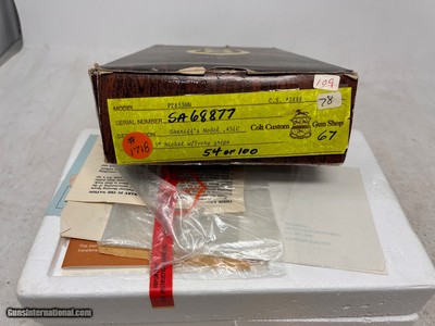 Colt SAA Single Action Army 45 Colt 3rd Gen Sheriff's Model W/ Box 1984 - Image 6 of 6
