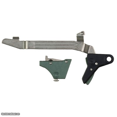 Timney Triggers Alpha Competition Trigger, Anodized Finish, Green, Fits Large Frame Gen 3 & Gen 4 - 20, 21, 29, 30, 40 and 41 ALPHA GLOCK 3-4-LARGE-GR
