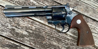 Early Model Colt Python 357 Mag Blued 6