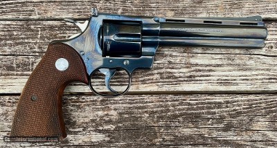 Early Model Colt Python 357 Mag Blued 6