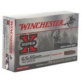 Winchester Super-X 6.5x55 Swedish Ammo 140 grain Power-Point Soft Point Case of 200 Rounds X6555 - 1 of 1