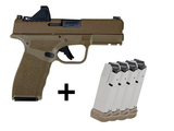 Springfield Hellcat Pro 9mm FDE OSP W/ Viridian Green Dot 5- Magazines HCP9379FOSP-GU24 - 1 of 1