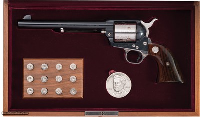 Cased Colt Colonel Sam Colt Sesquicentennial Commemorative Single Action Army Revolver 45 LC 7 1/2