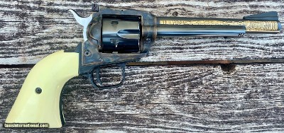 Colt SAA Kit Carson Commemorative 1809-1984 New Frontier Scout 22 LR - Image 2 of 10