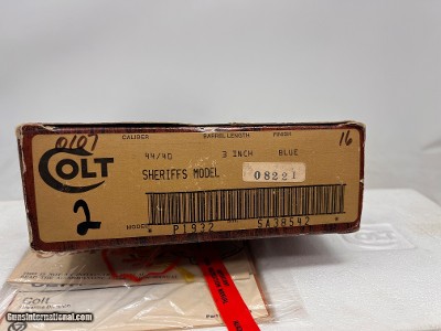 Colt SAA Single Action Army 44-40 3rd Gen Sheriff's Model 3