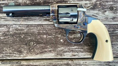 Colt SAA Bisley 38 WCF Single Action Army Case Color Hardened 4.75