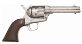 Colt 45 SAA 1st Gen 1883 Nickel Walnut 4.75 Antique - 2 of 3