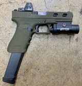 Police Trade Glock 17 Gen 3 OD Green Ameriglo Red Dot Nightstick Weapon Light Extendo 33rd Mag RMR - 3 of 6
