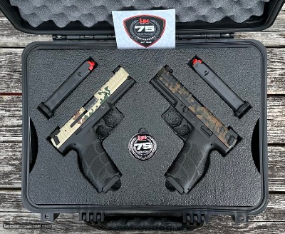 HK Heckler & Koch VP9 75th Anniversary Set Flecktarn & Tropentarn 9mm 1 of 1000