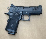 Staccato CS 9mm DLC Barrel Optics Ready Flat Trigger Standard Sights X-Serrations 14-1501-000112-01 - 1 of 2