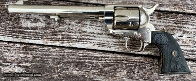 Colt SAA Single Action Army 44-40 Peacemaker Centennial Nickel 7.5