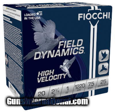Fiocchi Field Dynamics 20 GA Ammo 2-3/4