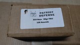 Patriot Defense 223 Remington Ammo 55 grain FMJ Box of 125 Rounds - 1 of 1