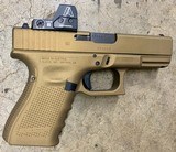 Glock 23 Gen 4 Burnt Bronze Ameriglo Red Dot RMR Police Trade MOS 1x13rd Mag - 6 of 6