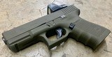 Used Glock 23 Gen 4 OD Green .40S&W Window Cuts MOS Amerigo Trijicon RMR Cut Red Dot Police Trade - 5 of 6