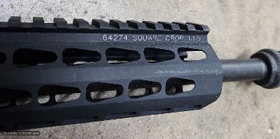 DPMS AR15 Upper Receiver with AAC Square Drop Rail and 3 Prong Flash Hider - Image 3 of 7