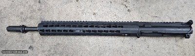 DPMS AR15 Upper Receiver with AAC Square Drop Rail and 3 Prong Flash Hider - Image 5 of 7