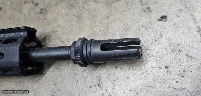 DPMS AR15 Upper Receiver with AAC Square Drop Rail and 3 Prong Flash Hider - Image 4 of 7