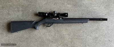 Tactical Solutions X-Ring 22 LR Hogue Stock Threaded Barrel W/ Redfield 2-7x30 Scope - Image 1 of 2