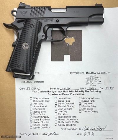 Pre Owned Wilson Combat ACP Commander 1911 45 ACP ACP-COM-45 - Image 3 of 3