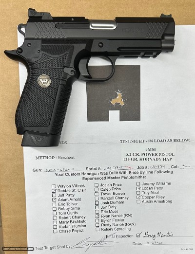 Pre Owned Wilson Combat EDC X9 9MM 1911 2011 Light Rail EDCX-CPR-9 1 - Image 1 of 3