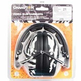 CHAMPION SLIM EAR MUFFS PASSIVE ZEBRA 21DB 076683557087