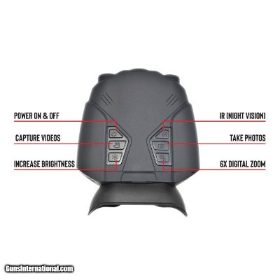 X-Vision Xtreme Night Vision Binoculars, 3-6x, Black, XANB35 NV Bino online only