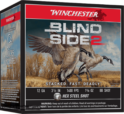 Winchester Blind Side 2 12 GA Ammo 3-1/2