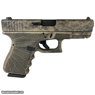 Glock 19 Gen 3 9mm Marble Stipple Frame 15 Round Capacity G19 PI1950203MBSF
