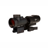 Trijicon 1x25 MRO HD 68 MOA Reticle With 2.0 MOA Red Dot With 3x Magnifier And MRO Full Co-Witness Mount 2200057 - 1 of 10