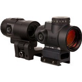 Trijicon 1x25 MRO HD 68 MOA Reticle With 2.0 MOA Red Dot With 3x Magnifier And MRO Full Co-Witness Mount 2200057 - 2 of 10