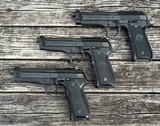(1) Police Trade Beretta 92D 9mm Full Size 15 Round Capacity DAO Double Action Only - 2 of 2