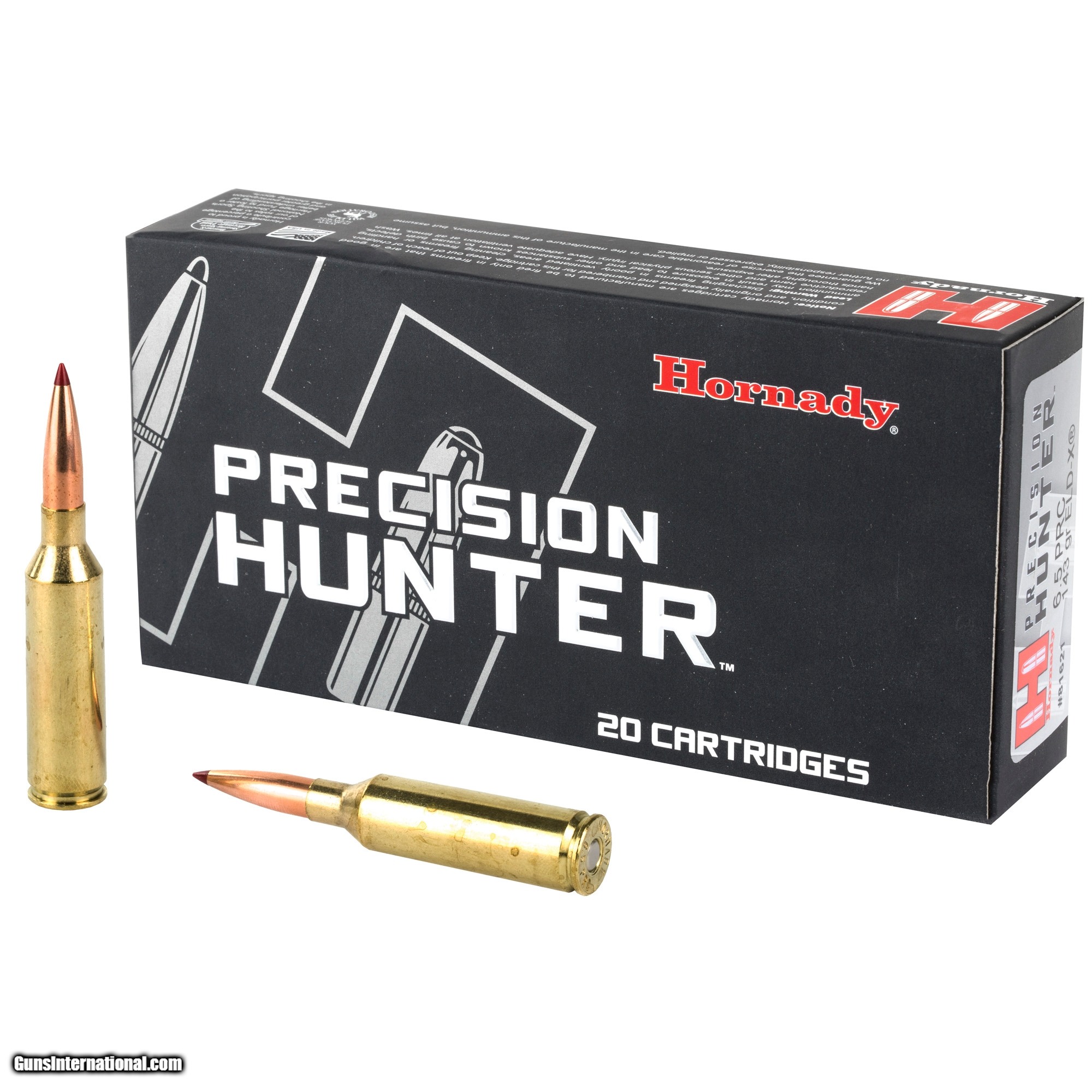 Hornady precision hunter 6 5 prc ammo 143 grain eld x case of 200
