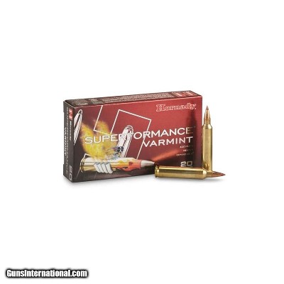 Hornady Superformance Varmint 204 Ruger Ammo 24 grain NTX Case of 200 Rounds 83209