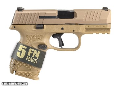 FN 509 Compact 9mm Bundle Package FDE 5- Magazines 66-101643 - Image 1 of 1