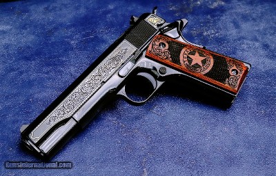Colt Texas Rangers 200TH Year Anniversary 45 ACP 1911 1 of 500 O1911C-TXR-200 - Image 5 of 9