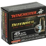 Winchester PDX1 Defender 45 Auto / ACP Ammo 230 grain Bonded JHP Box of 20 Rounds S45PDB - 1 of 1