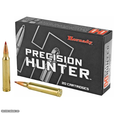 Hornady Precision Hunter 300 Win Mag Ammo 178 grain ELD-X Case of 200 Rounds 82041