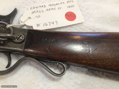Edward Maynard .50 Civil War Saddle Ring Carbine - Image 2 of 9