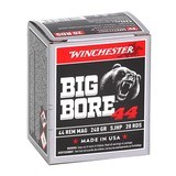 Winchester BIG BORE 44 Magnum Ammo 240 grain SJSP Box of 20 Rounds X44MBB - 1 of 1