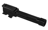 LANTAC 9INE BARREL FLUTED 1/2-28 THREAD PATTERN FOR GLOCK 43/43X, BLACK - 01GBG43THBLK