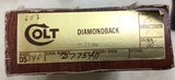 Colt Diamondback 1976 .38 Spl. 4” Blued Barrel Original box and papers - 9 of 9